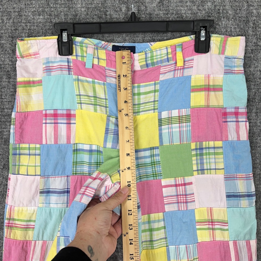 Brooks Brothers Pants 12 Patchwork Madras Preppy … - image 7